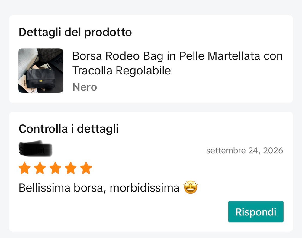 Foto di una recensione cliente