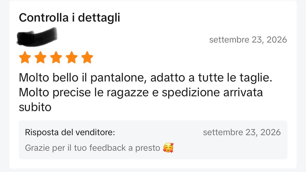 Foto di una recensione cliente