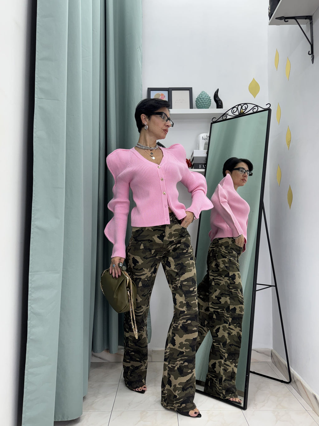 Pantaloni Cargo Camouflage Elasticizzati – Urban Icon