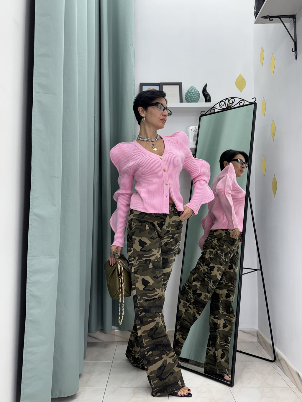 Pantaloni Cargo Camouflage Elasticizzati – Urban Icon