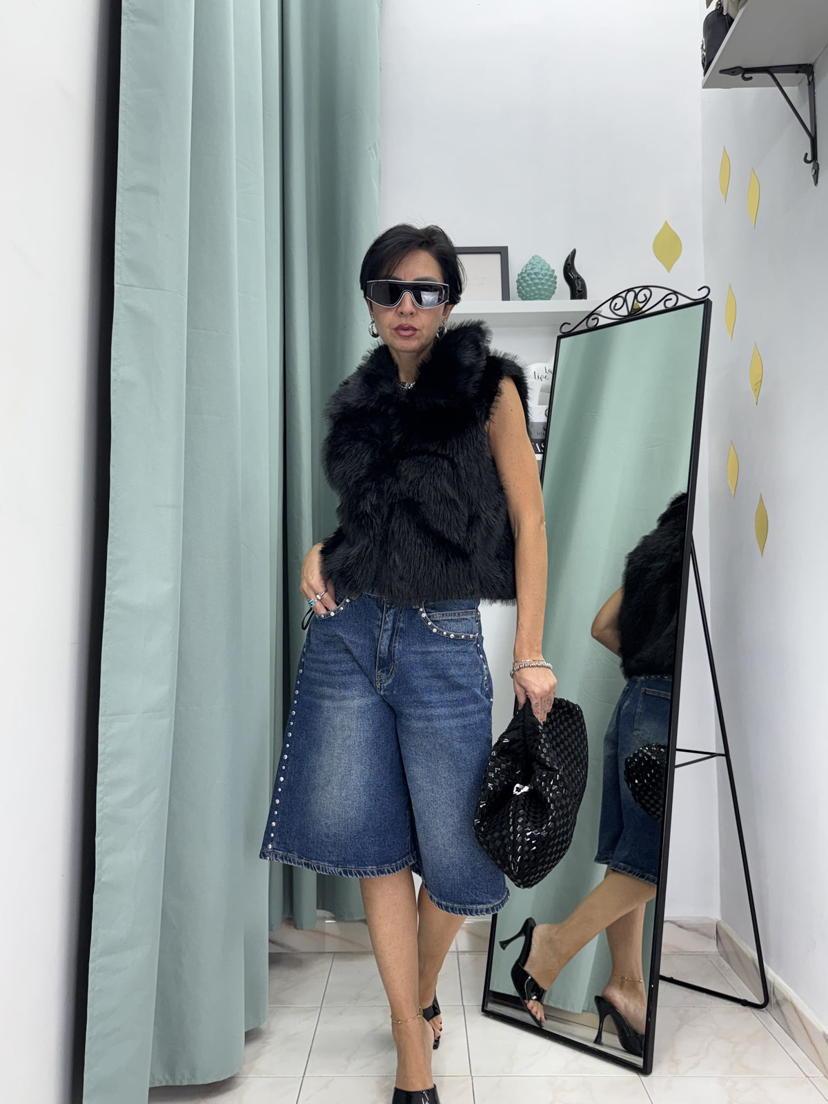 Smanicato Donna in Ecofur Modello Cop – Leggero e Foderato