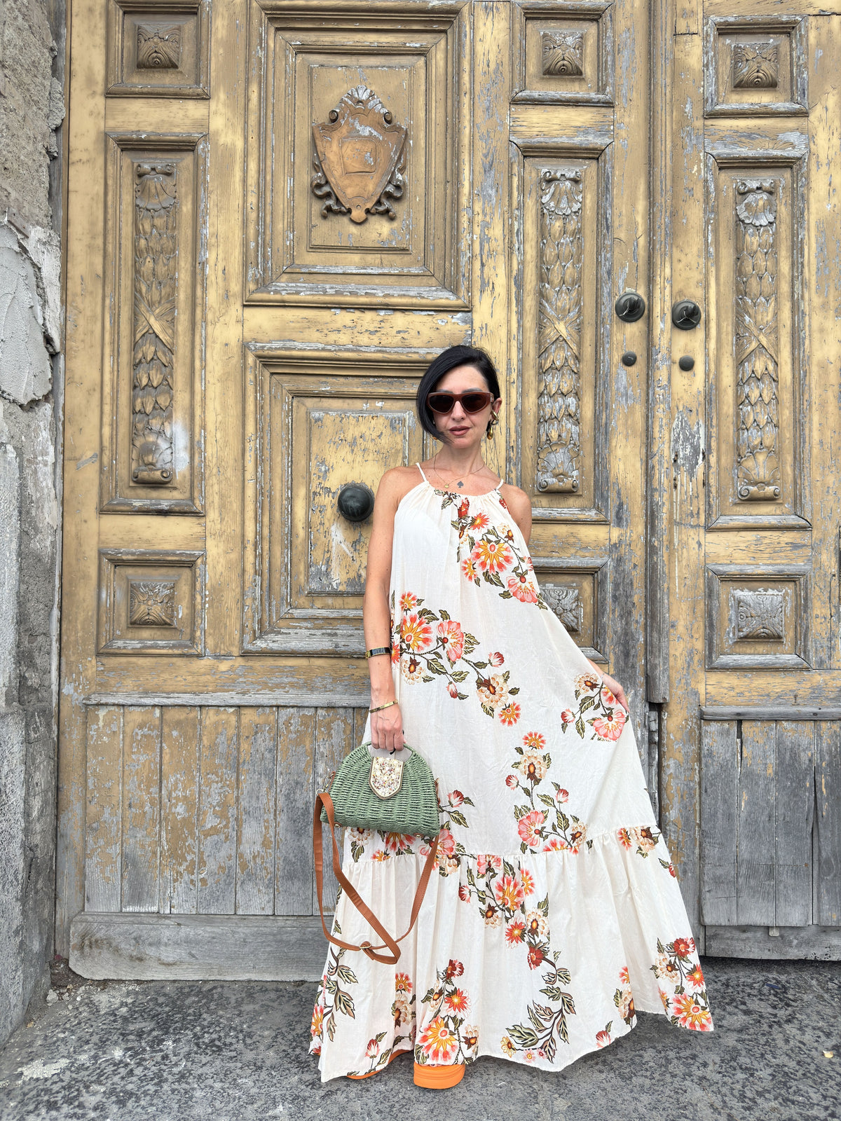 Abito Lungo Gipsy in 100% Cotone – Regolabile e Comfy