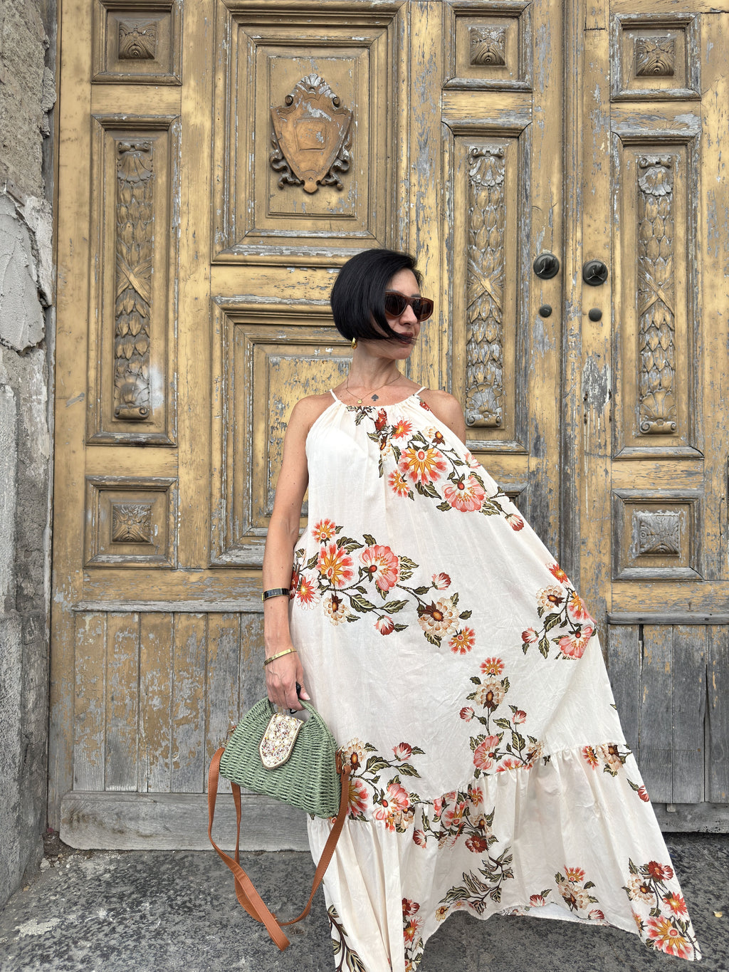 Abito Lungo Gipsy in 100% Cotone – Regolabile e Comfy