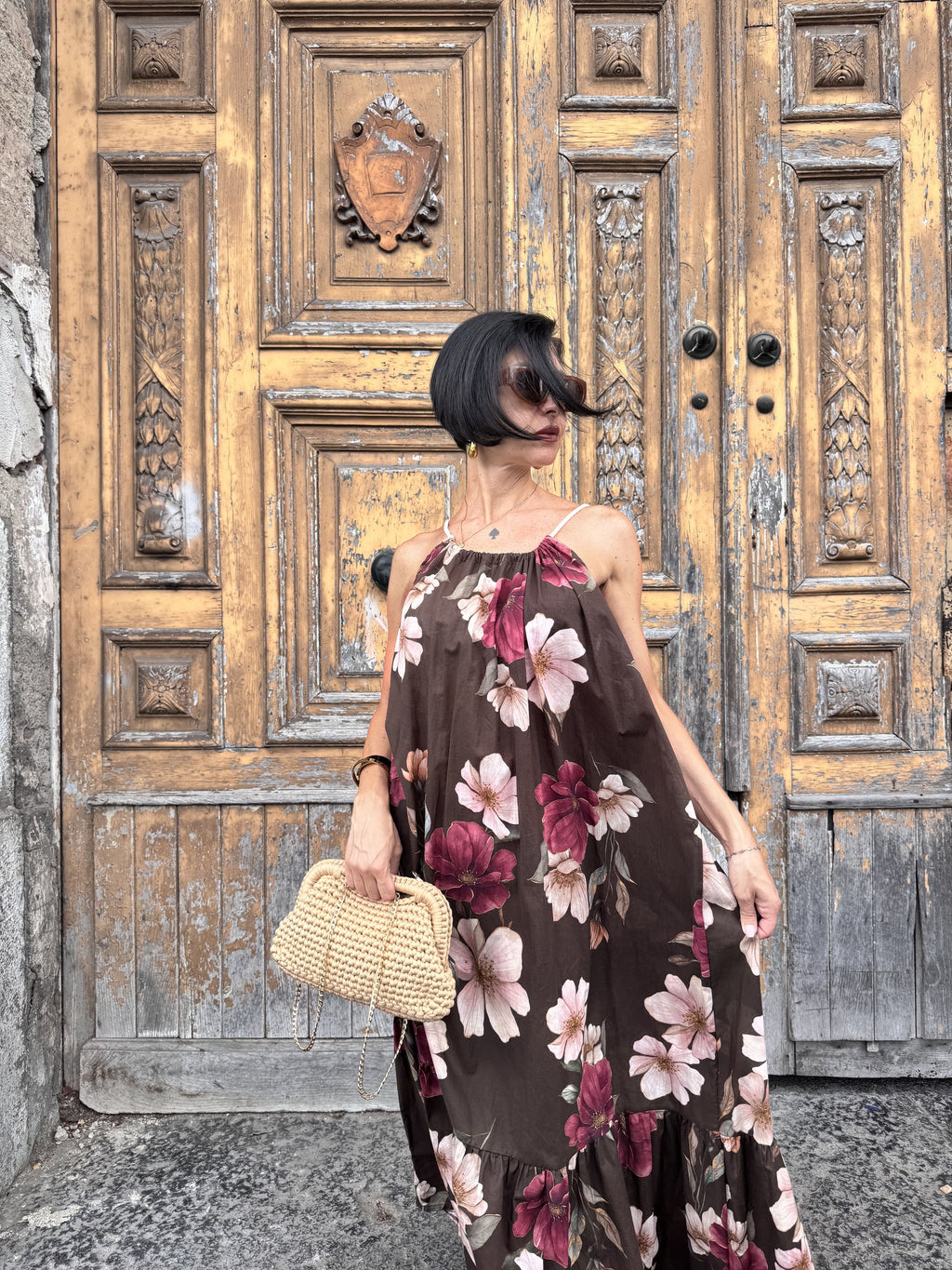 Abito Lungo Gipsy in 100% Cotone – Regolabile e Comfy