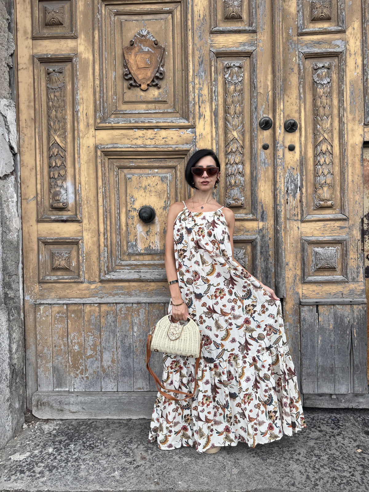 Abito Lungo Gipsy in 100% Cotone – Regolabile e Comfy