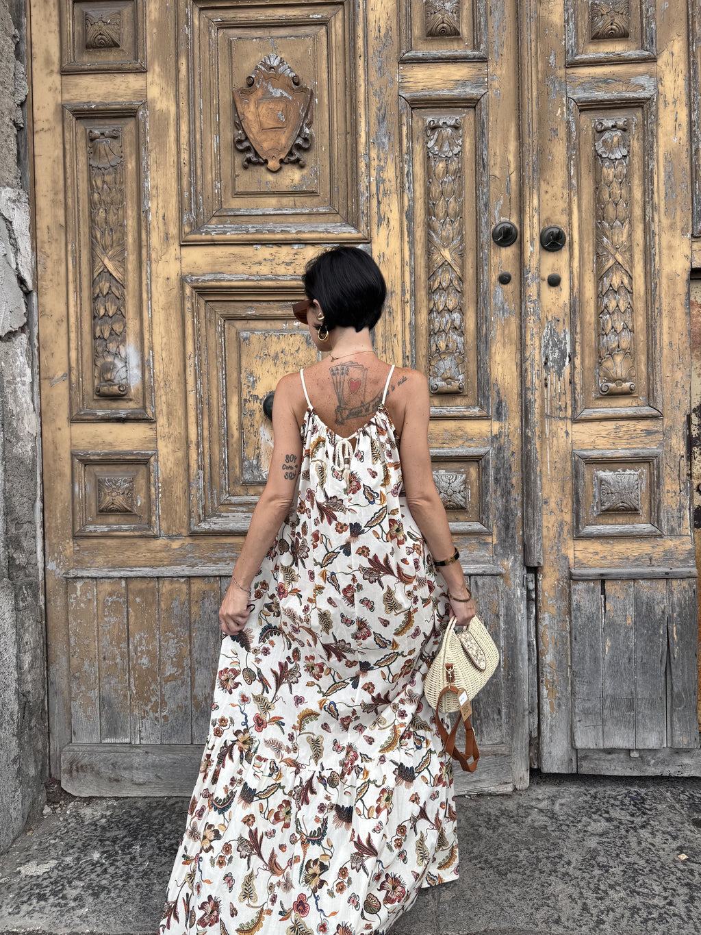 Abito Lungo Gipsy in 100% Cotone – Regolabile e Comfy