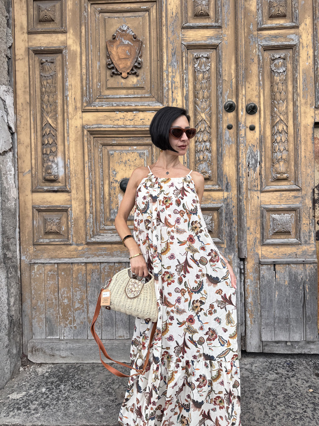 Abito Lungo Gipsy in 100% Cotone – Regolabile e Comfy