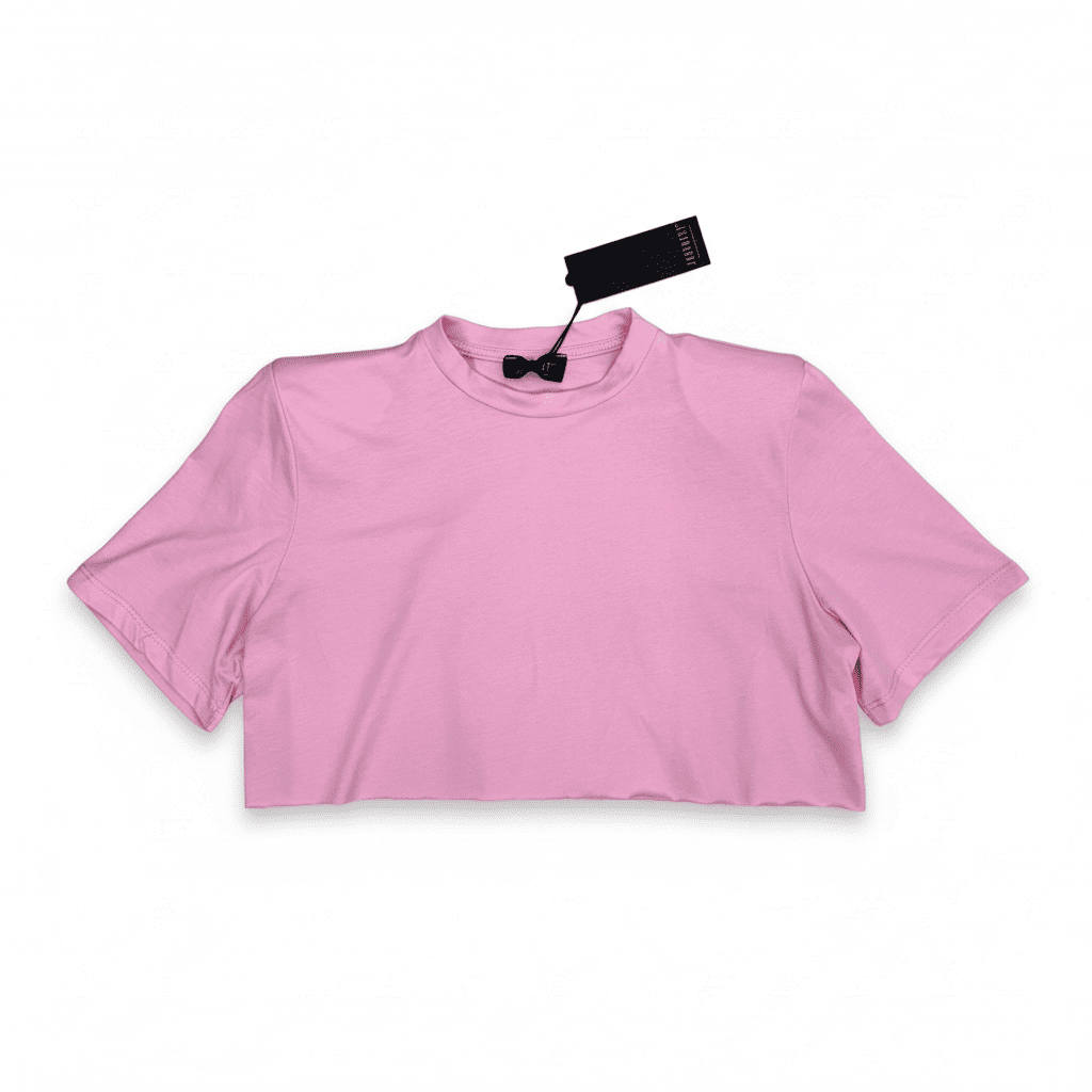 Crop Top Just West – T-shirt Corta in 100% Cotone Premium
