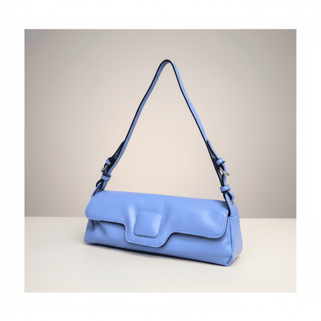 Borsa Baguette in Similpelle con Tracolla Regolabile – Elegante e Versatile