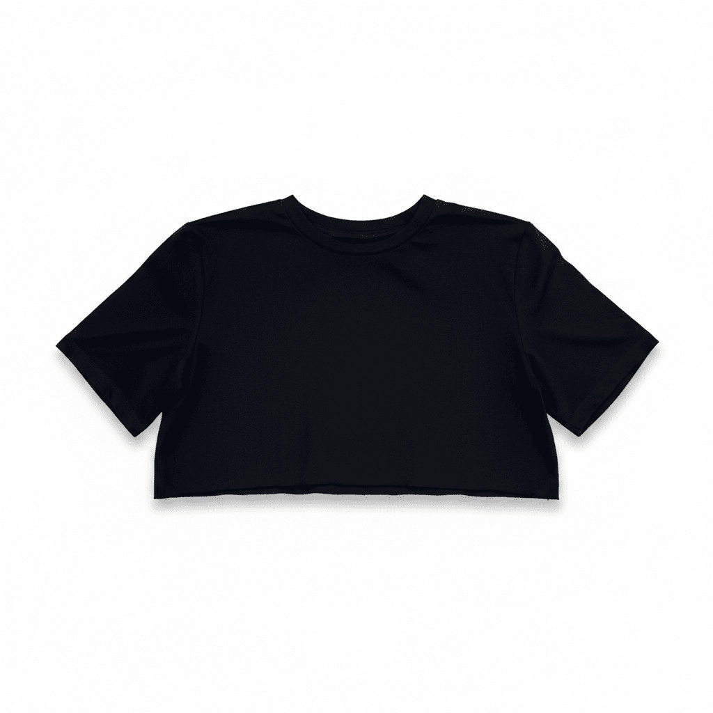 Crop Top Just West – T-shirt Corta in 100% Cotone Premium