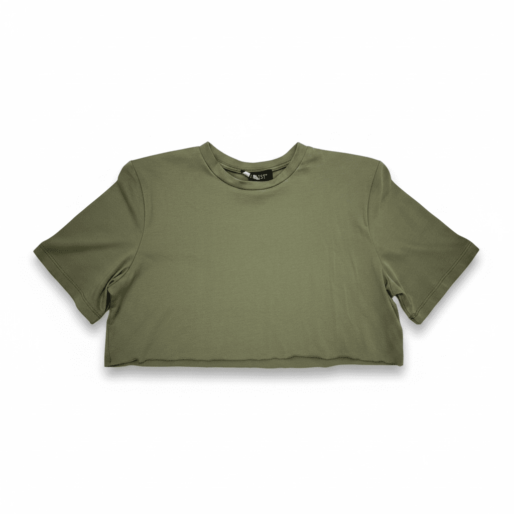 Crop Top Just West – T-shirt Corta in 100% Cotone Premium