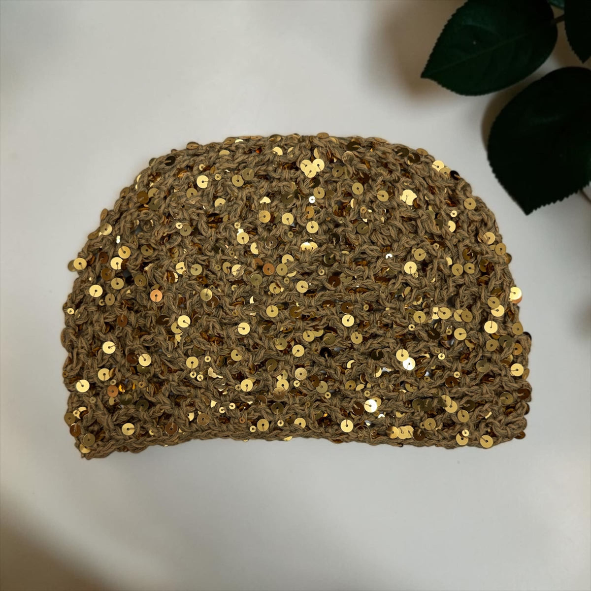 Cuffia a Uncinetto da Donna con Ricamo  | Berretto Crochet Fatto a Mano