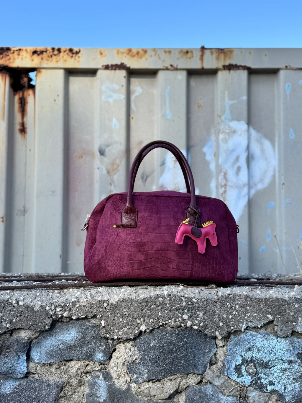Borsa Rettangolare Bordeaux – Decisa e Chic