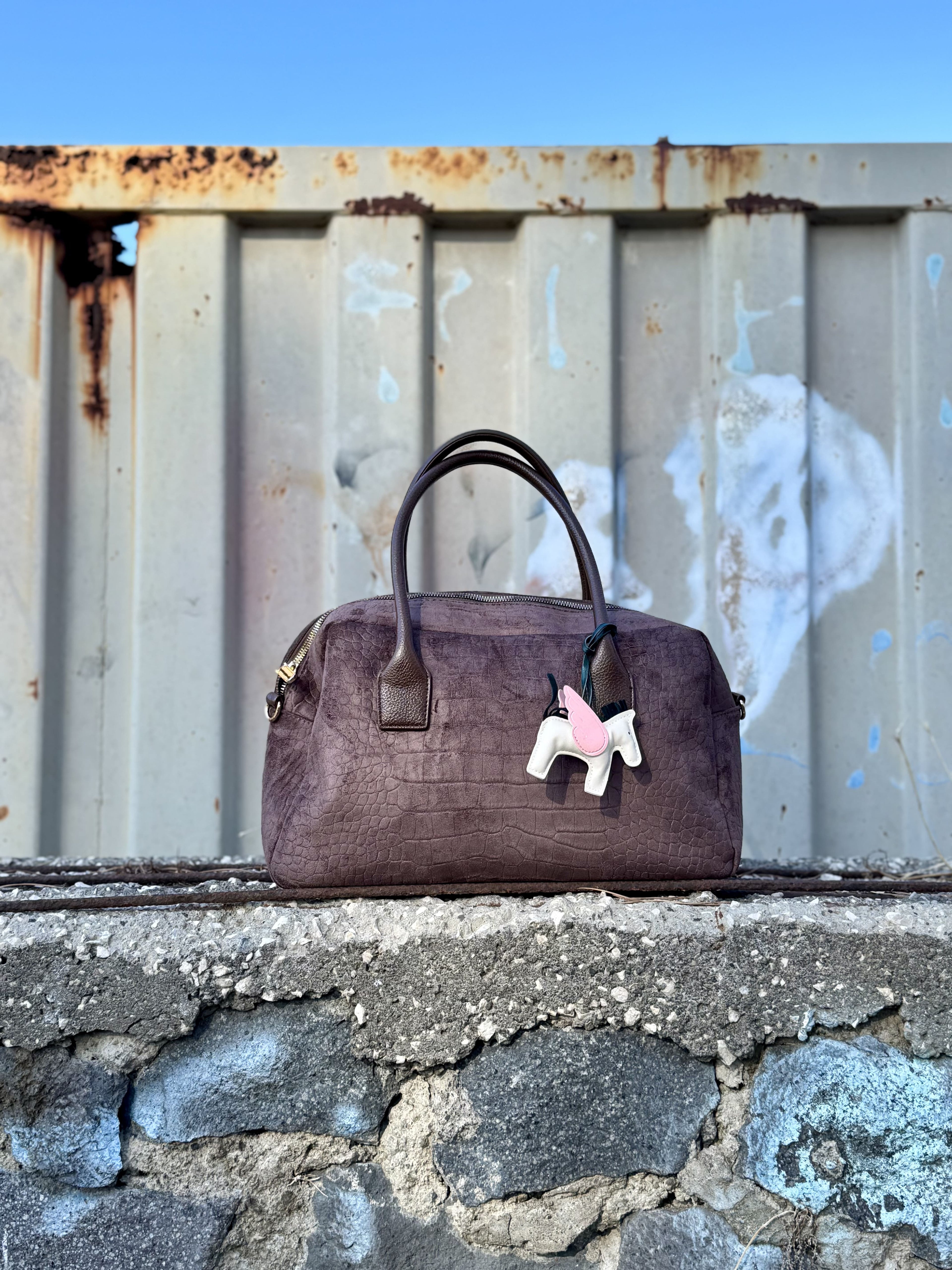 Borsa Rettangolare Fango – Neutro con Personalità