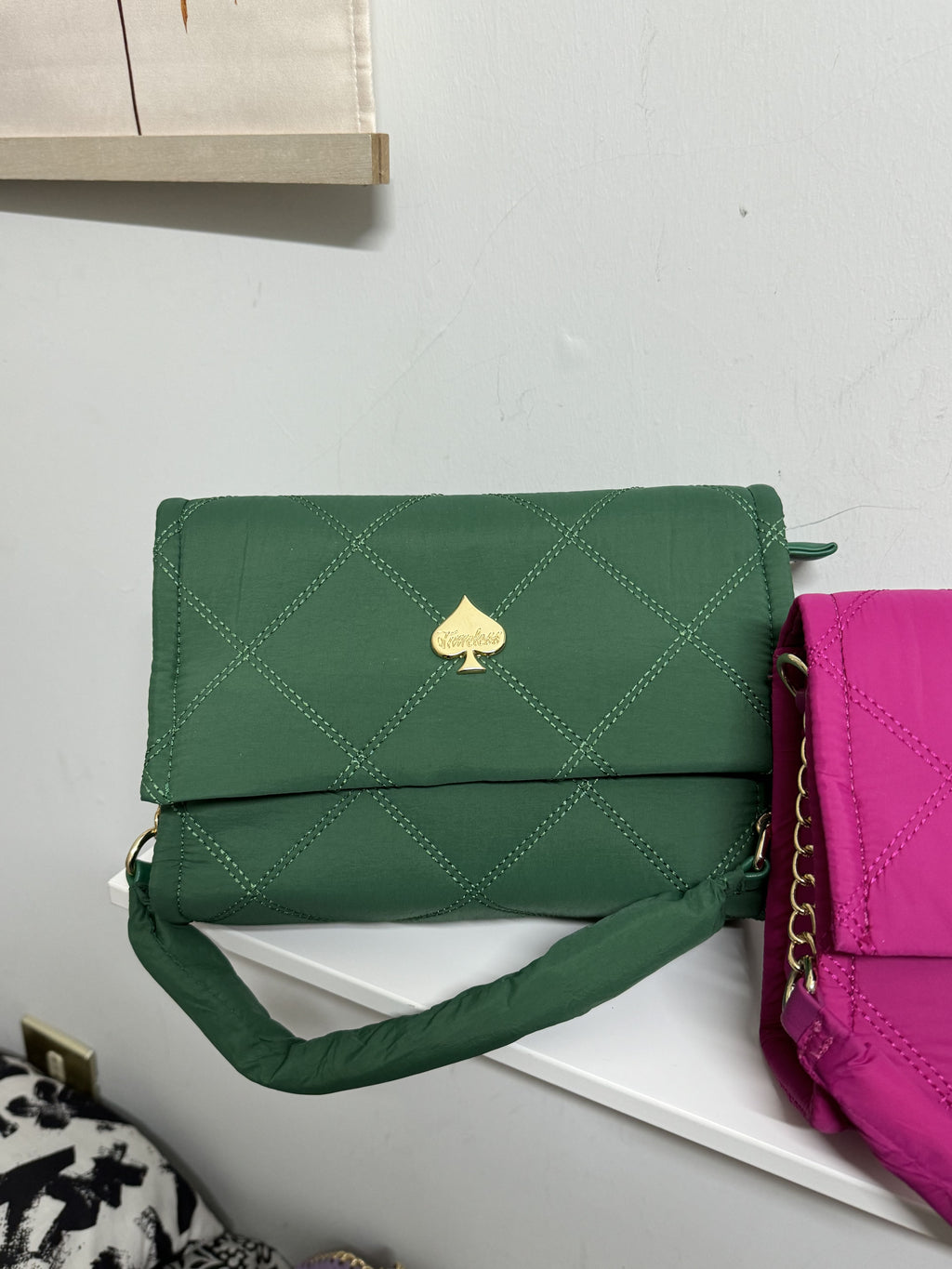 Borsa trapuntata in nylon