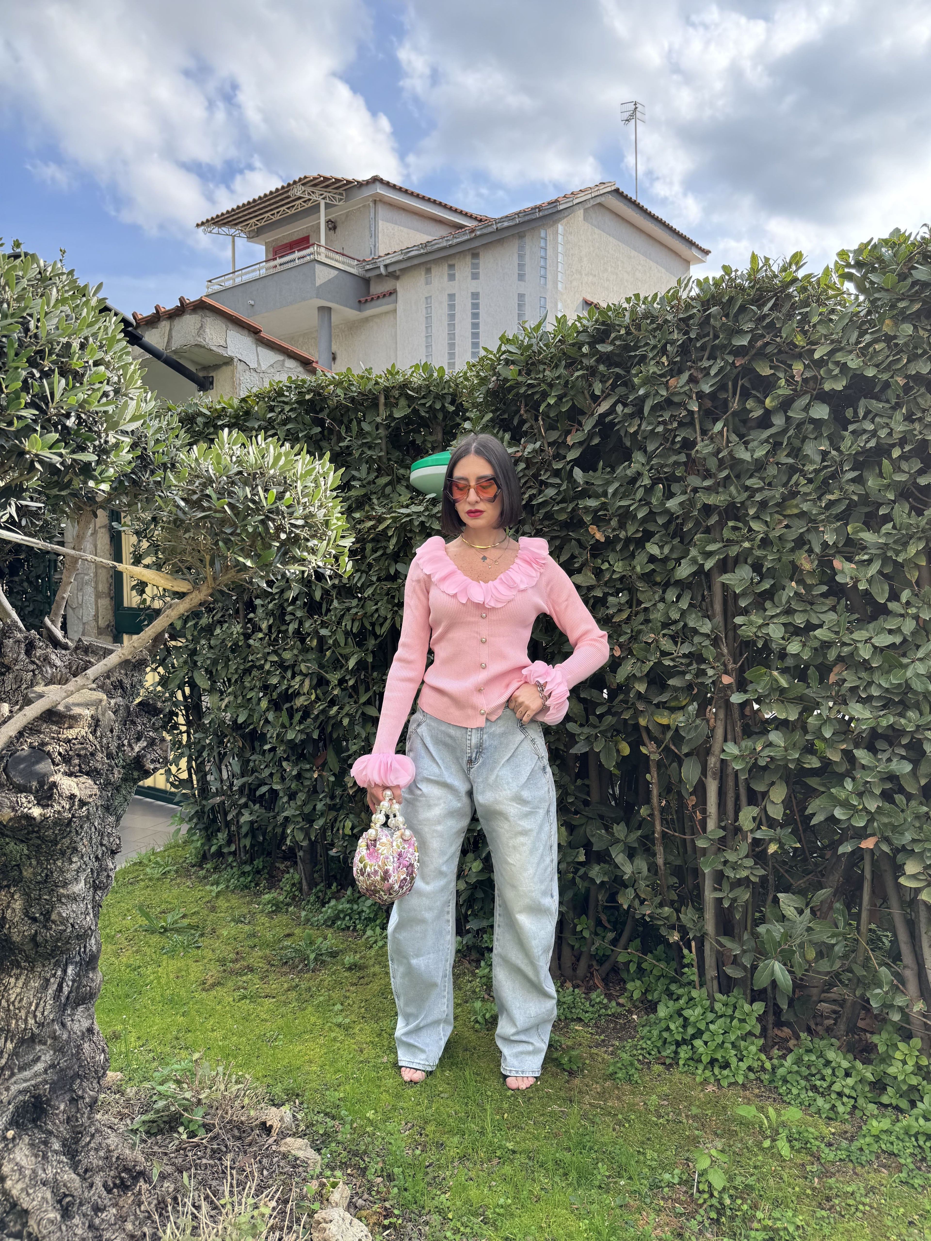 Pantaloni in denim ballon