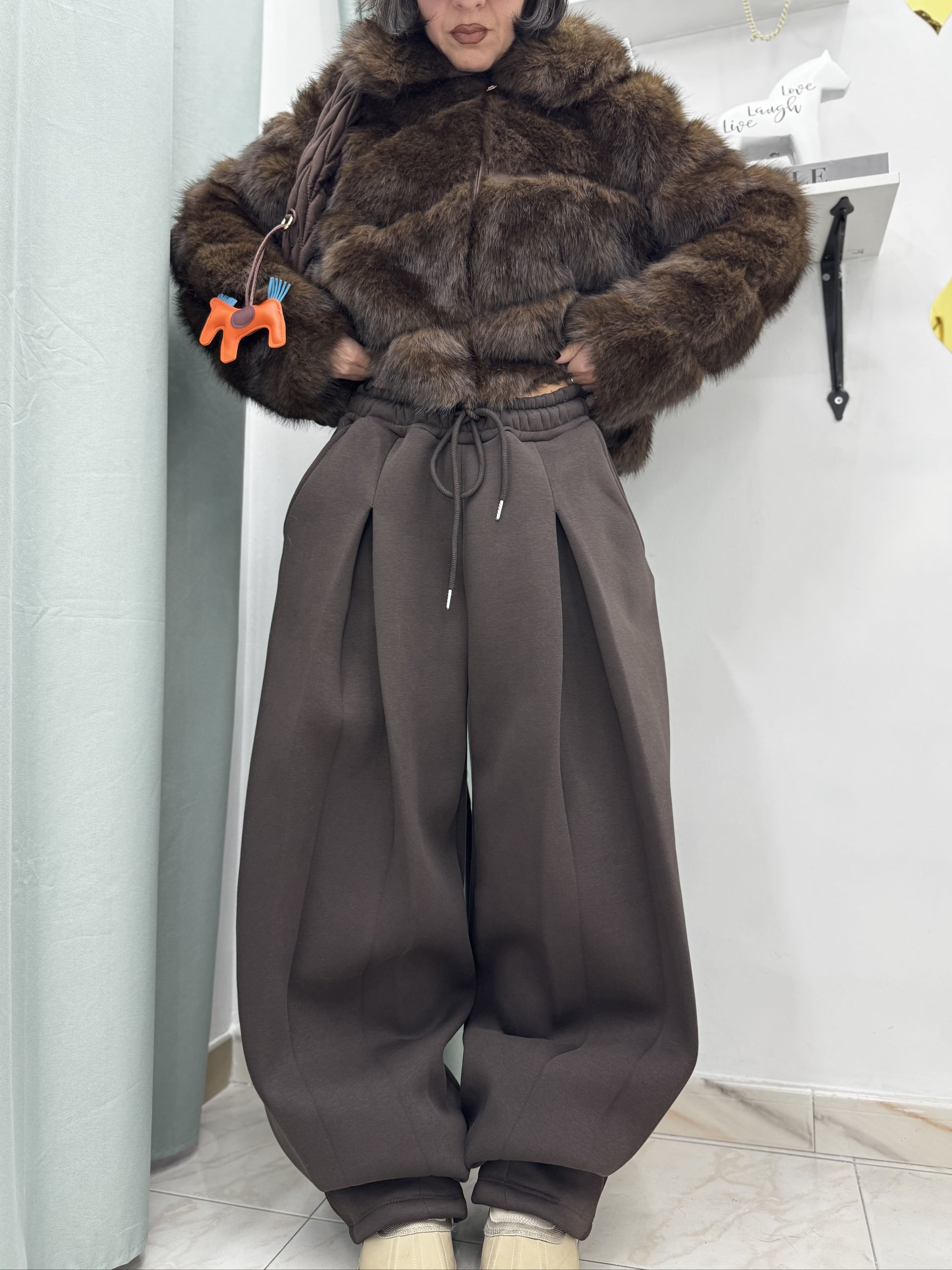 Pantaloni a Tuta Ballon Top Quality Just West – Super Felpati, Comodi e Stilosi-tg unica fino a XL