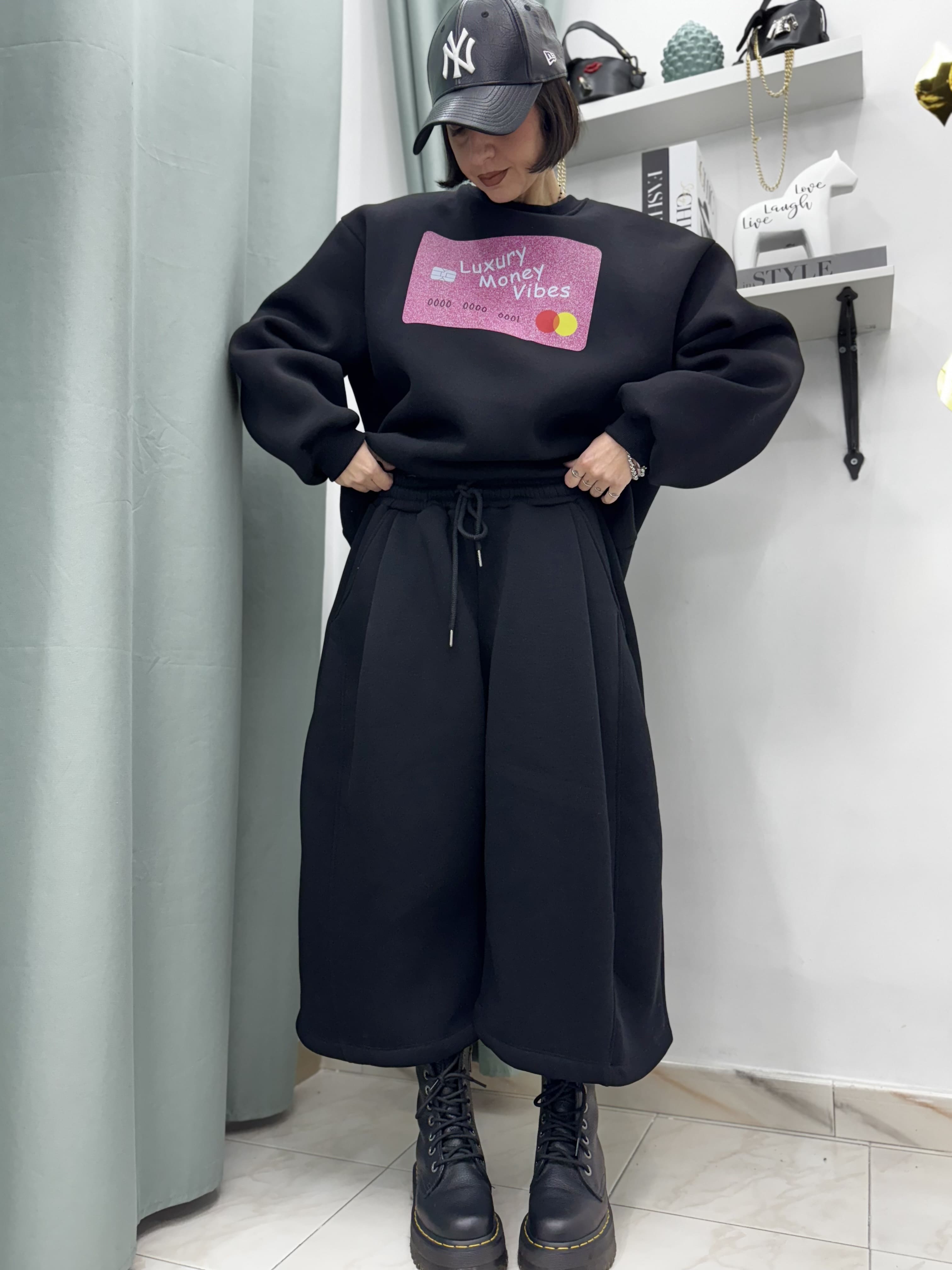 Jorts Tuta Felpato Ballon – Shorts Invernali Morbidi e Comodi con Culisse