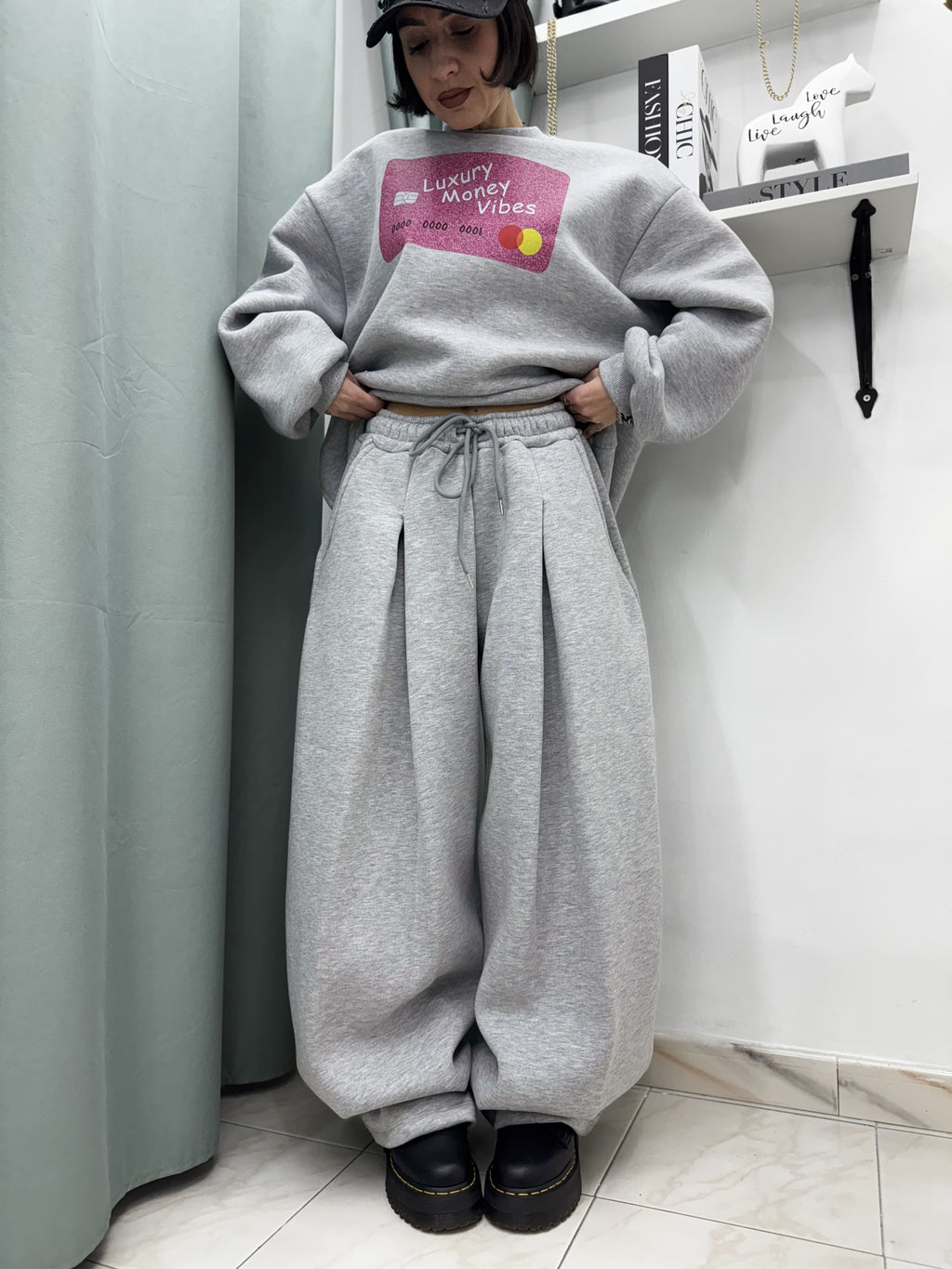 Pantaloni a Tuta Ballon Top Quality Just West – Super Felpati, Comodi e Stilosi-tg unica fino a XL