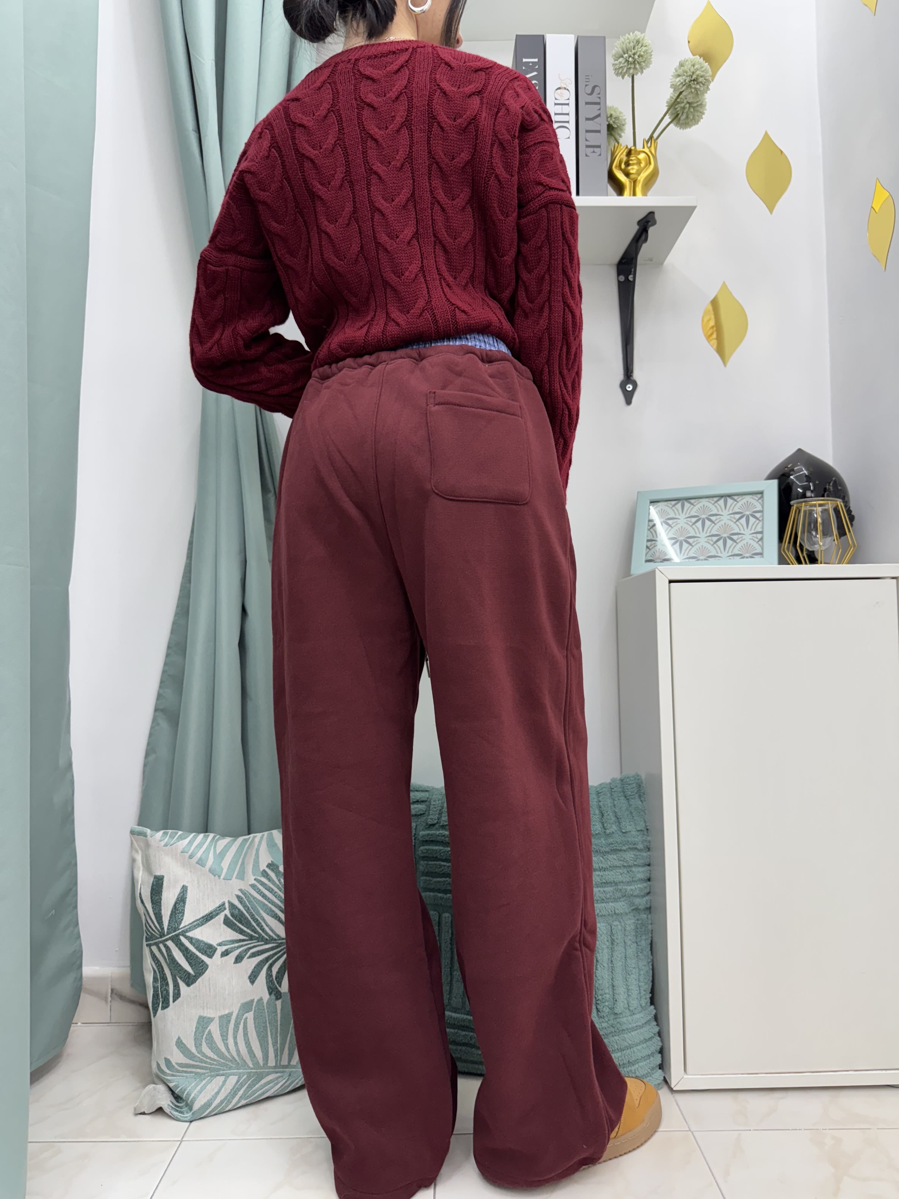 Pantaloni tuta con finto boxer
