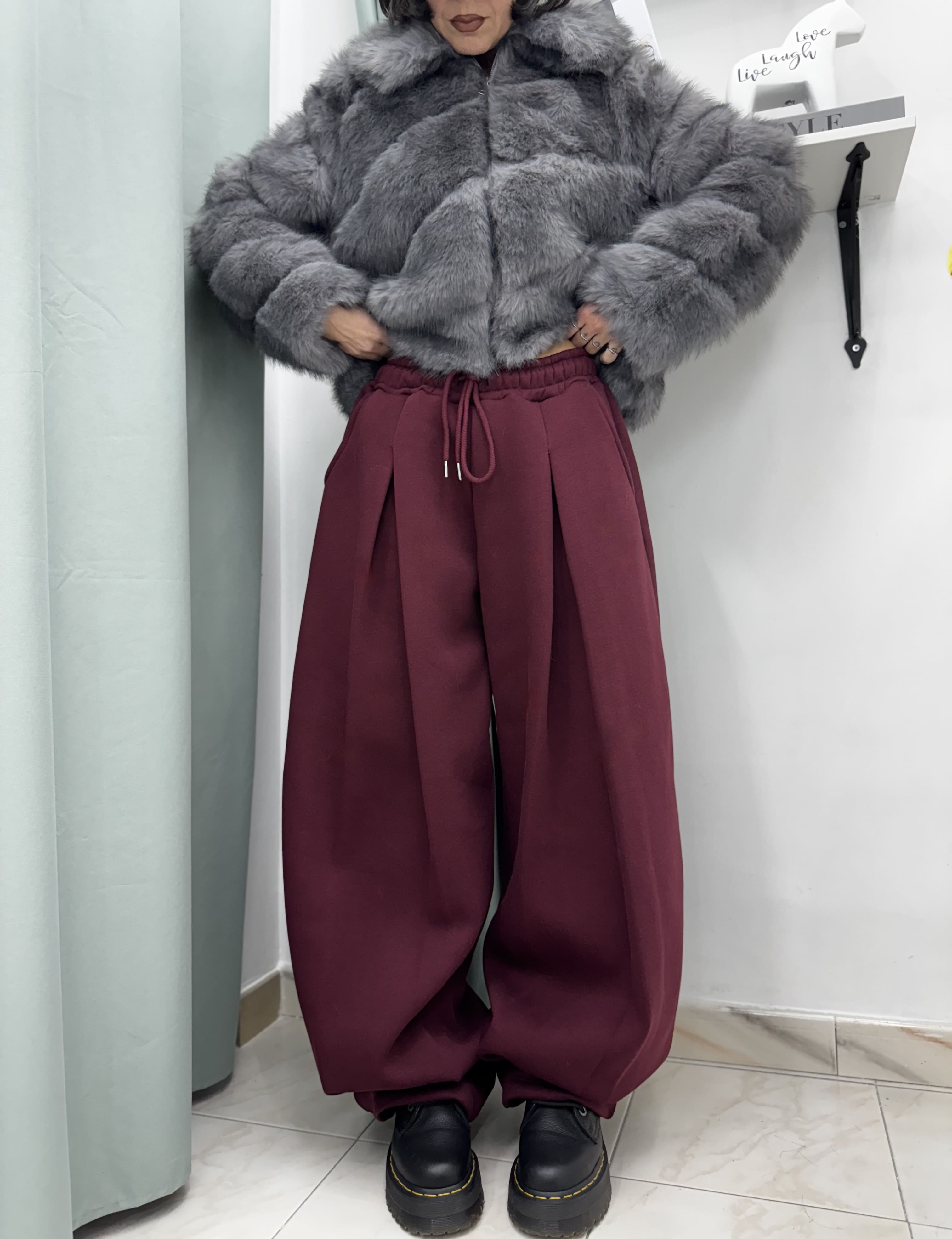 Pantaloni a Tuta Ballon Top Quality Just West – Super Felpati, Comodi e Stilosi-tg unica fino a XL