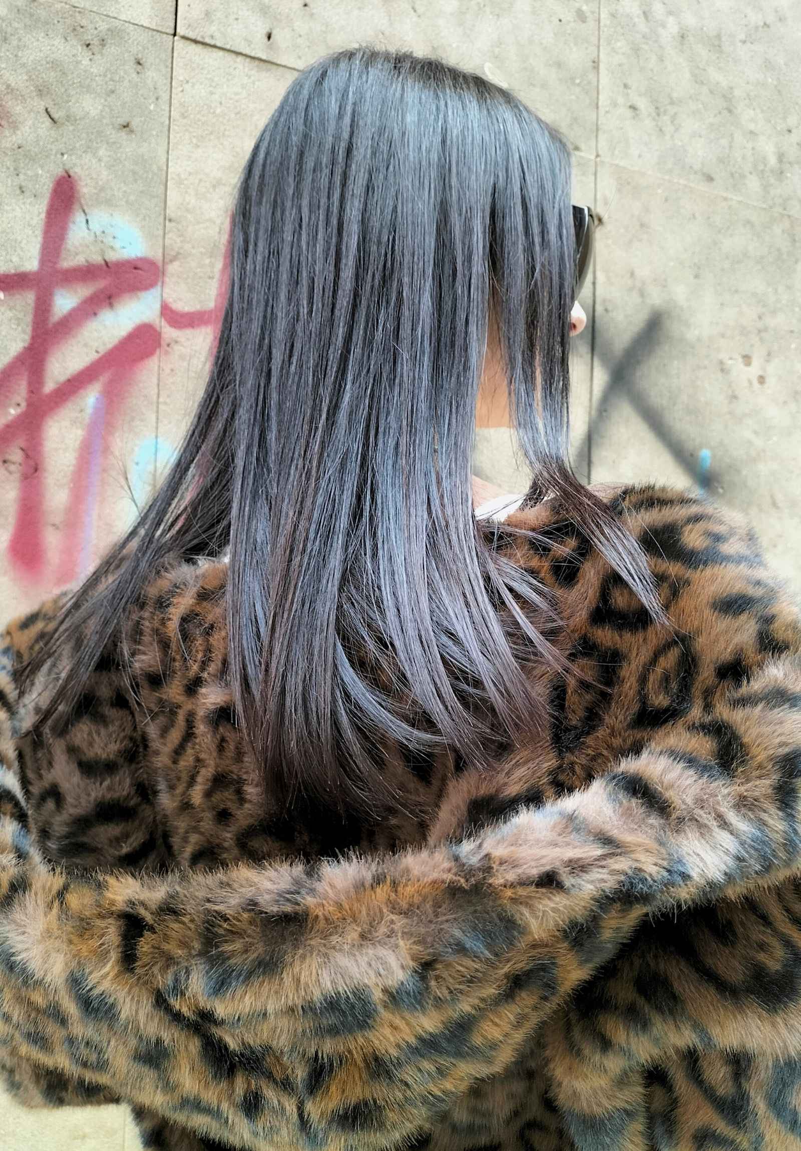 Giacca animalier in pelliccia
